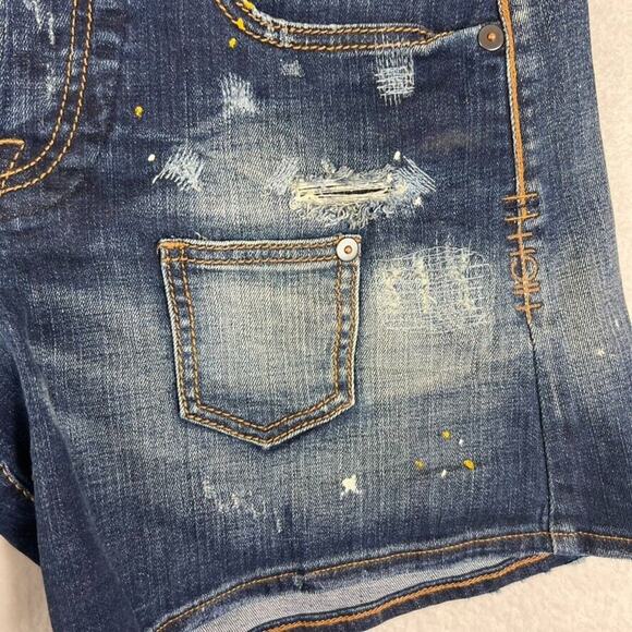 High Everyday Couture Shorts Womens 6 Distressed Interfashion Spa Rimini Italy - Picture 7 of 13